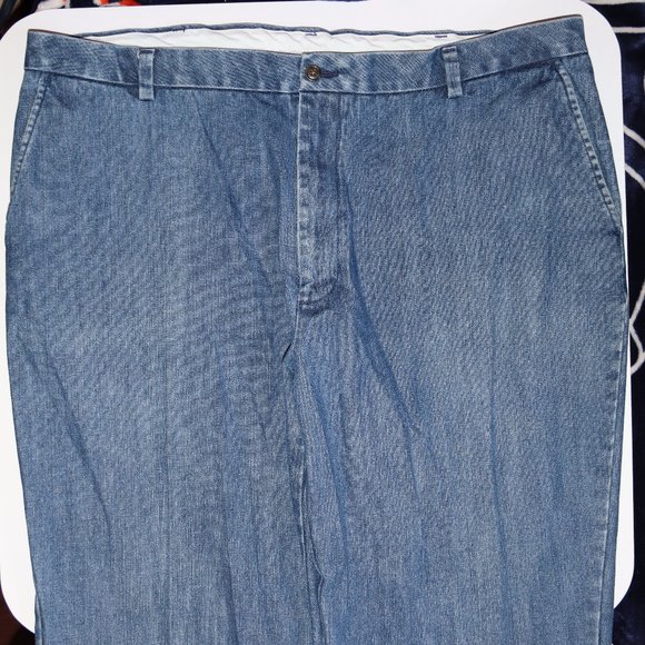 Roundtree & Yorke Bootcut Blue Jeans w40x30 Inseam - Picture 2 of 9